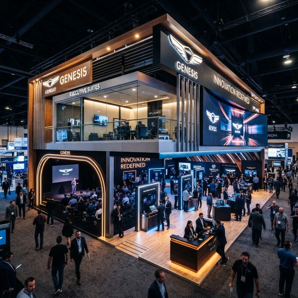 10×30 Extended Linear Exhibit trade show booth