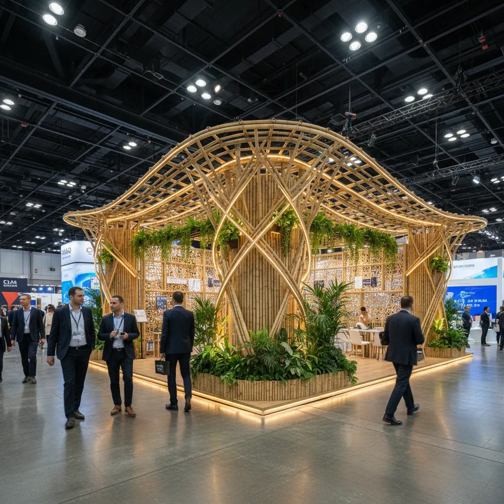 Trade show exhibit booth