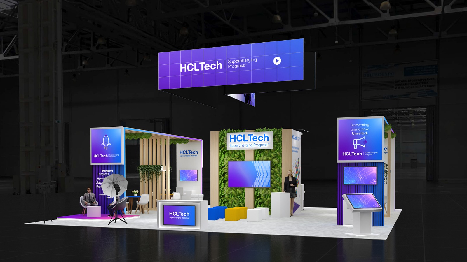 CES 2026 exhibit booth by Exhibitorly