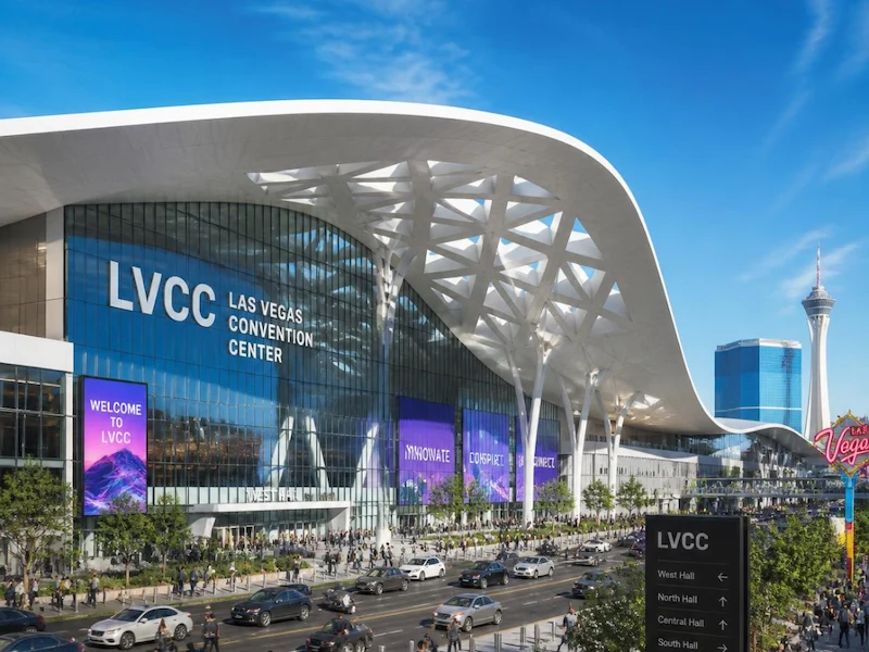 Las Vegas Convention Center during a major trade show event