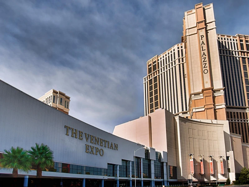 The Venetian Expo in Las Vegas for trade show booth design and exhibitions