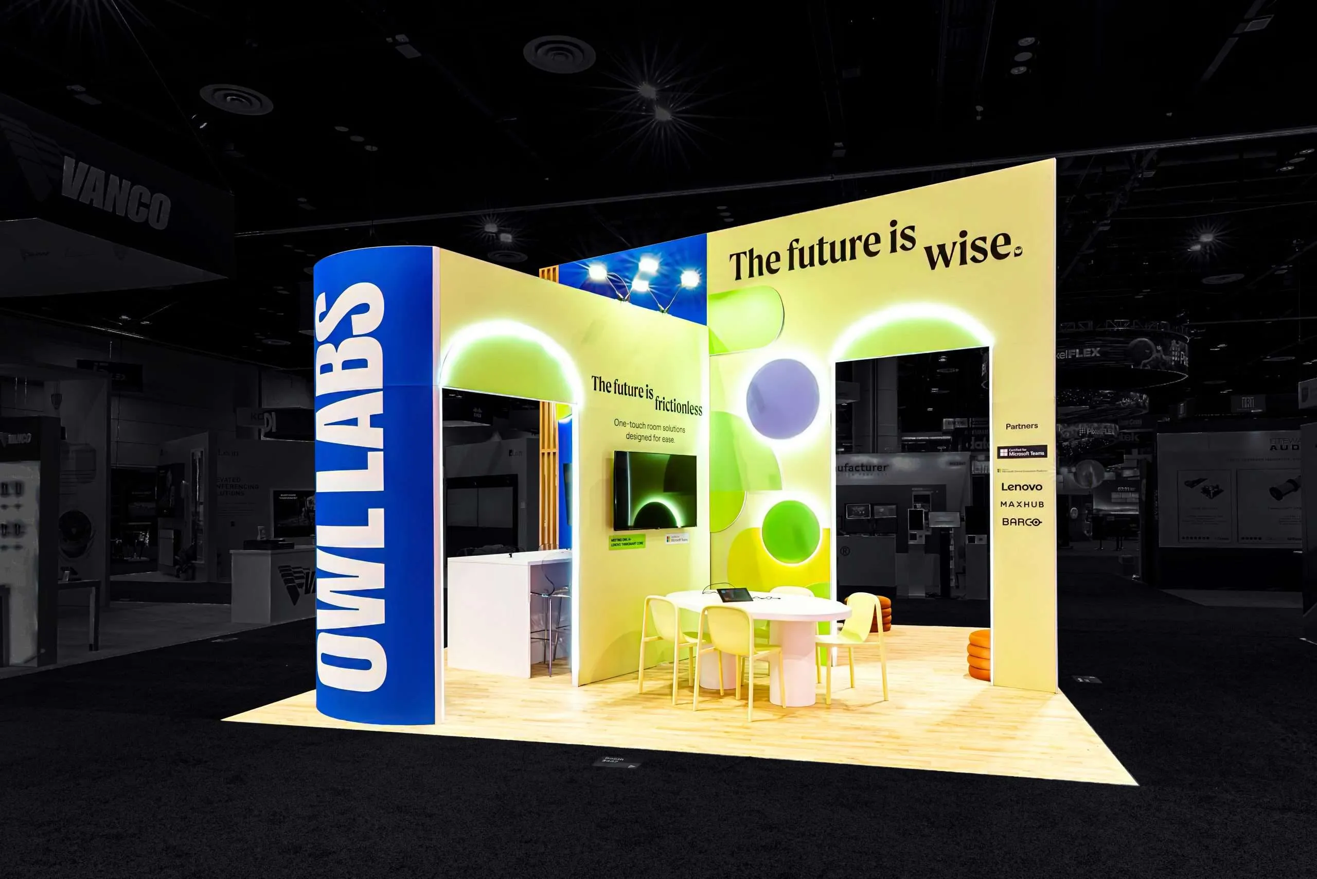 20×20 Booth For Owl Labs in Infocomm 2025 by Rockway Exhibits + Events