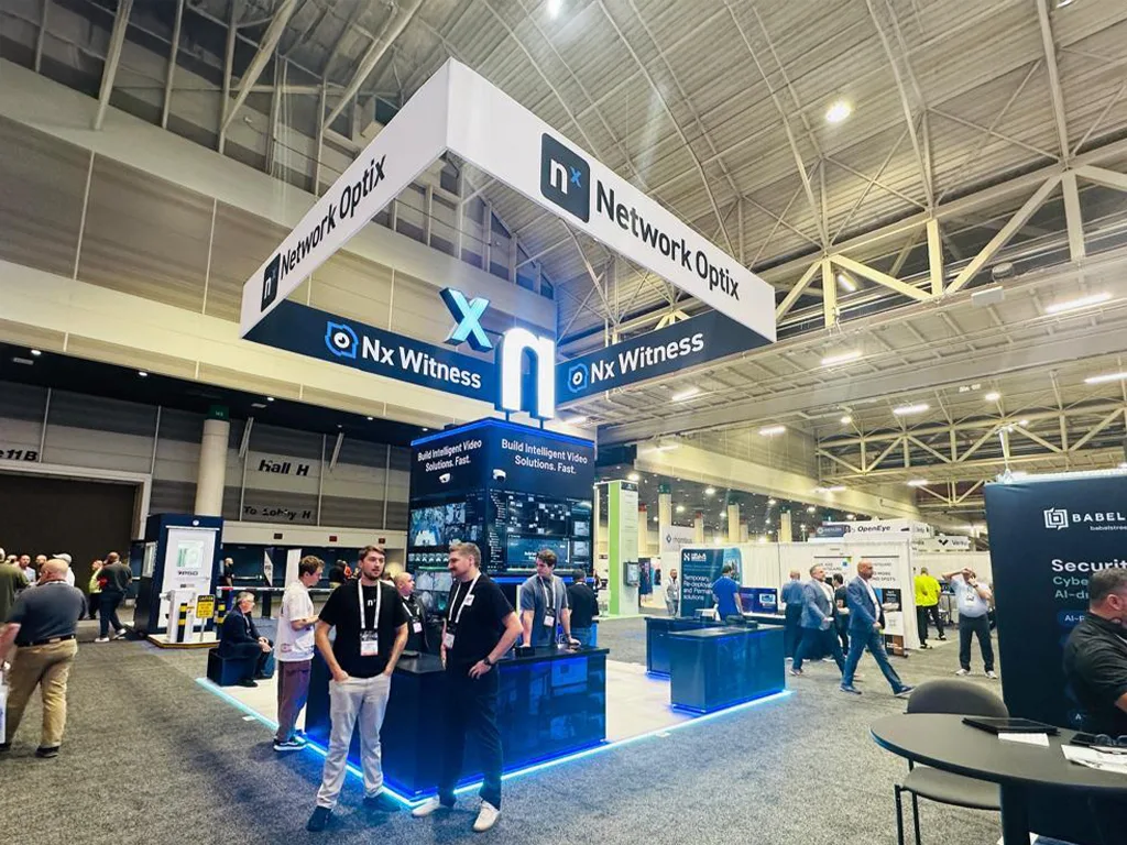 20 x 20 Booth For Network Optix in GSX 2025 by Connect Exhibit LLC - Trade Show Booth Builder in Las Vegas