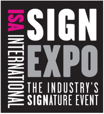 ISA Sign Expo 2026 logo — International Sign Association show at Orange County Convention Center Orlando