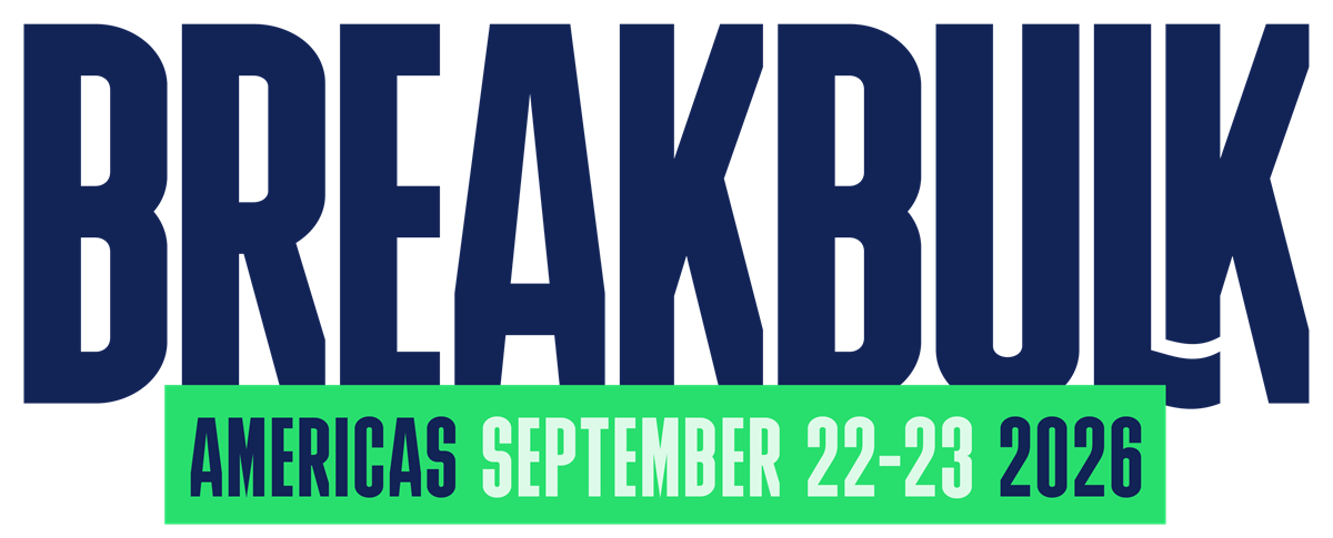 Breakbulk Americas 2026 logo — Transportation Conference & Exhibition for project cargo at George R. Brown Convention Center Houston