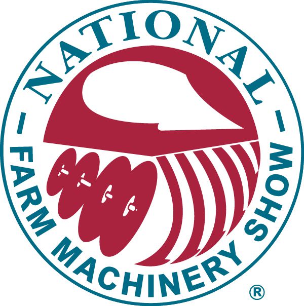 National Farm Machinery Show 2026 logo — largest indoor farm show at Kentucky Exposition Center Louisville