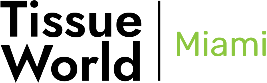 Tissue World 2026 logo — global tissue industry trade show at Miami Beach Convention Center