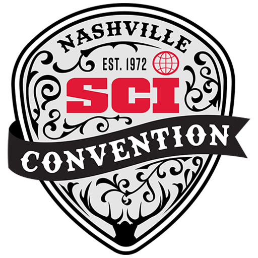 SCI Convention 2026 logo — Safari Club International annual convention at Music City Center Nashville