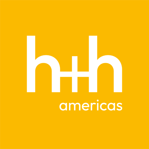 h+h Americas 2026 logo — creative arts handcrafts trade show at Donald E. Stephens Convention Center Rosemont