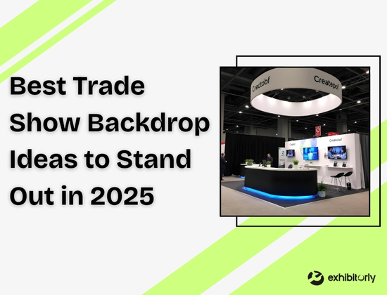 modern trade show backdrop design 2025