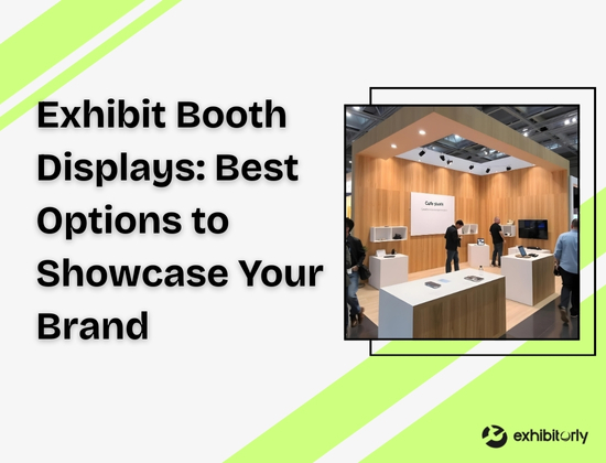 portable exhibit booth displays designed for small trade show booths